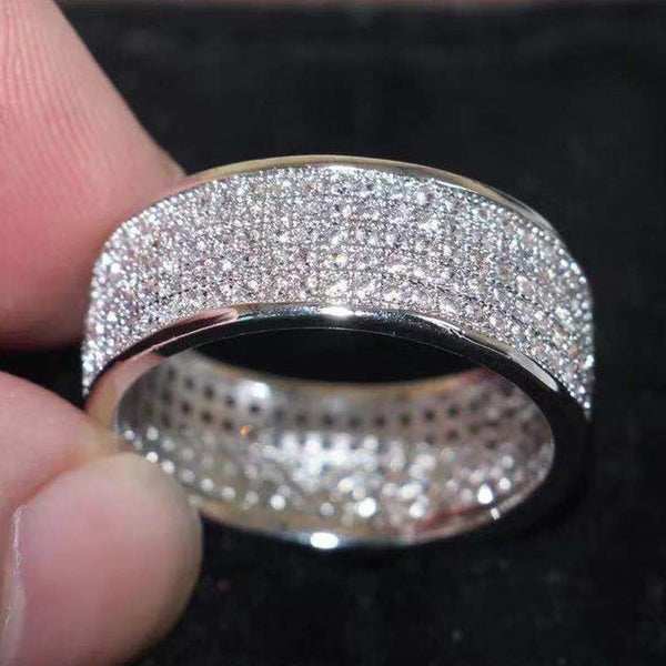 Cherub – Wide pavé ring