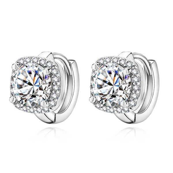 Ester – Square cubic zirconia earrings