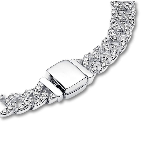 Corona – Pulsera cubana de pavé