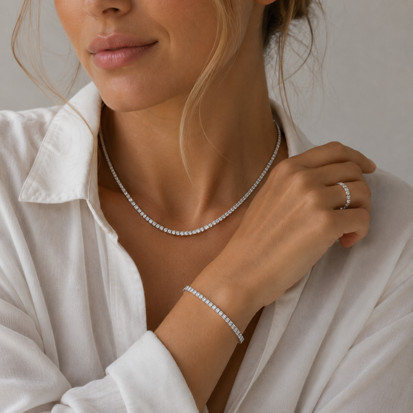 Lourdes – Cubic zirconia tennis bracelet