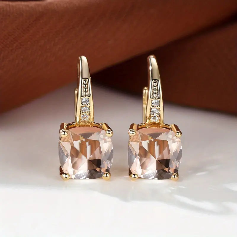 Sinaí – Aretes con piedra cuadrada