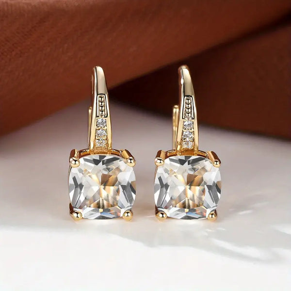 Sinaí – Square stone earrings