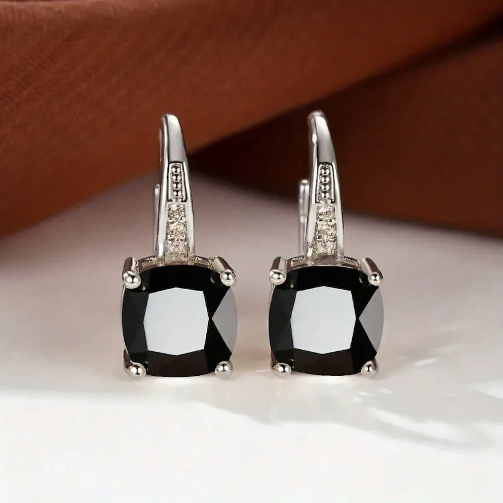 Sinaí – Aretes con piedra cuadrada
