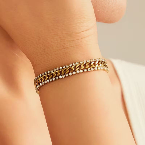 Vigilia – Gold mesh bracelet
