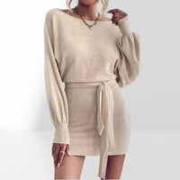 New Women Elegant Long Sleeve Bodycon Dress