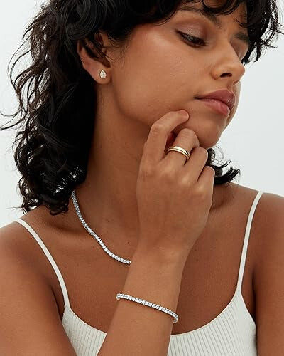Luz del Mundo – Pulsera tennis de circonitas