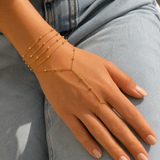 Golden Beads Set – Combo de 3 hand chains