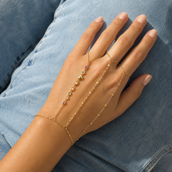 Mixed Gold Set – Combo de 3 hand chains