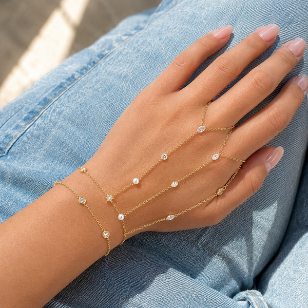 Sparkle Hands Set – Combo de 3 hand chains