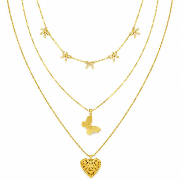 Nueva Criatura Set – Combo de 3 collares en capas