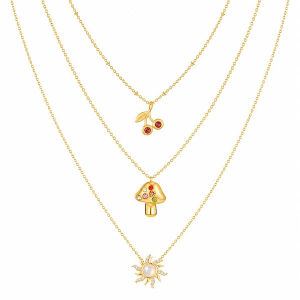 Susurro Set – Combo de 3 collares en capas