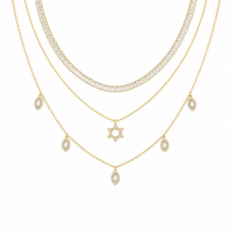 Morning Star Set – 3-Layer Necklace Combo