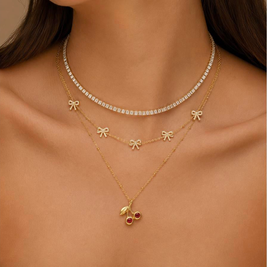 Dulce Gracia Set – 3-piece layered necklace combo
