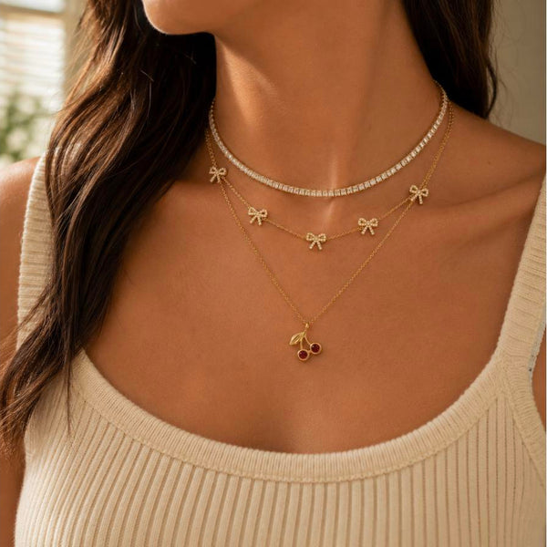 Dulce Gracia Set – 3-piece layered necklace combo