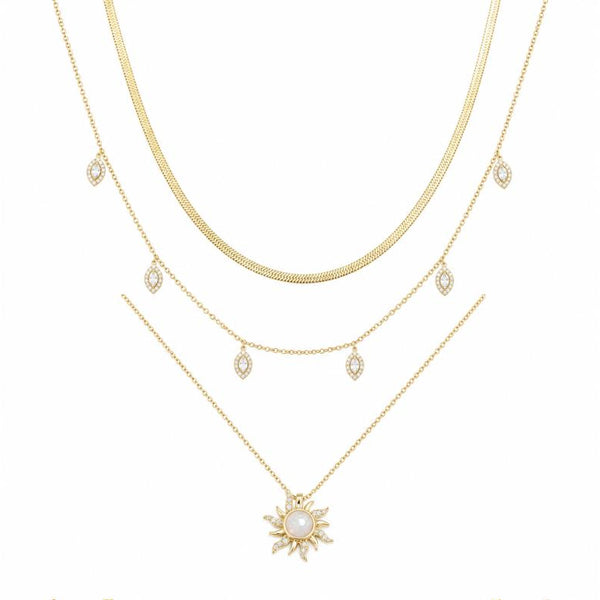 Escudo de Fe Set – Combo de 3 collares en capas