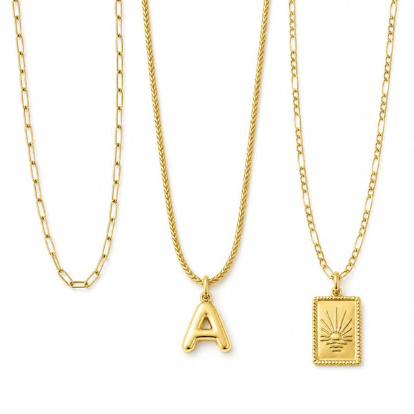 Ophir Gold Set – 3-layer necklace combo
