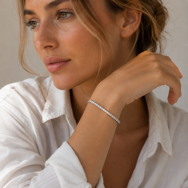Lourdes – Cubic zirconia tennis bracelet