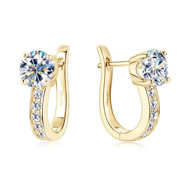 Serafín – Cubic zirconia huggie earrings