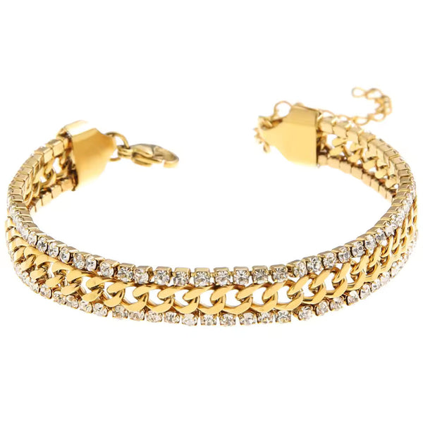 Vigilia – Gold mesh bracelet