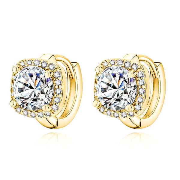 Ester – Square cubic zirconia earrings