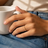 Eternity – Anillo eternity de cristales diminutos en oro