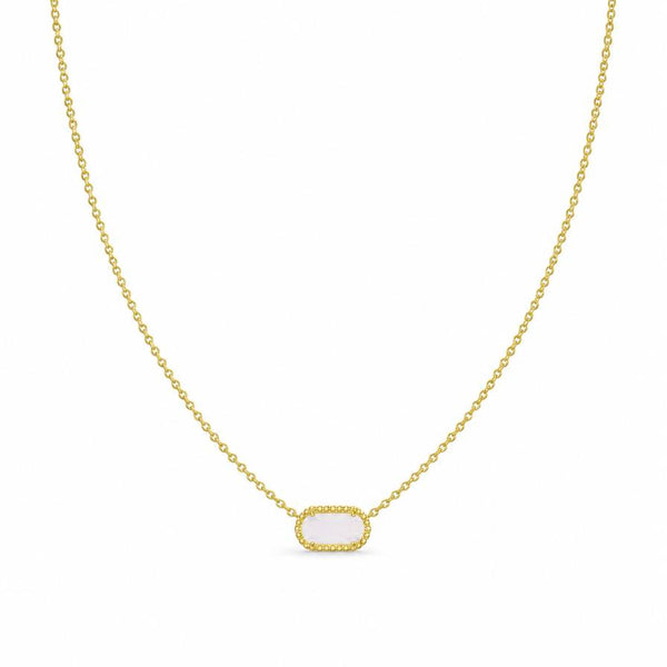 Shekinah – Gold opal pendant necklace