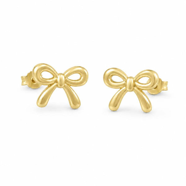 Gift from Heaven – Gold bow earrings
