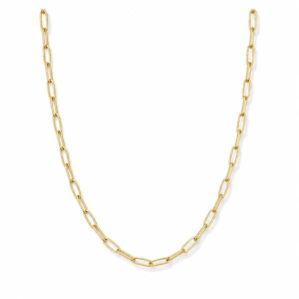 Communion – Gold paperclip chain necklace