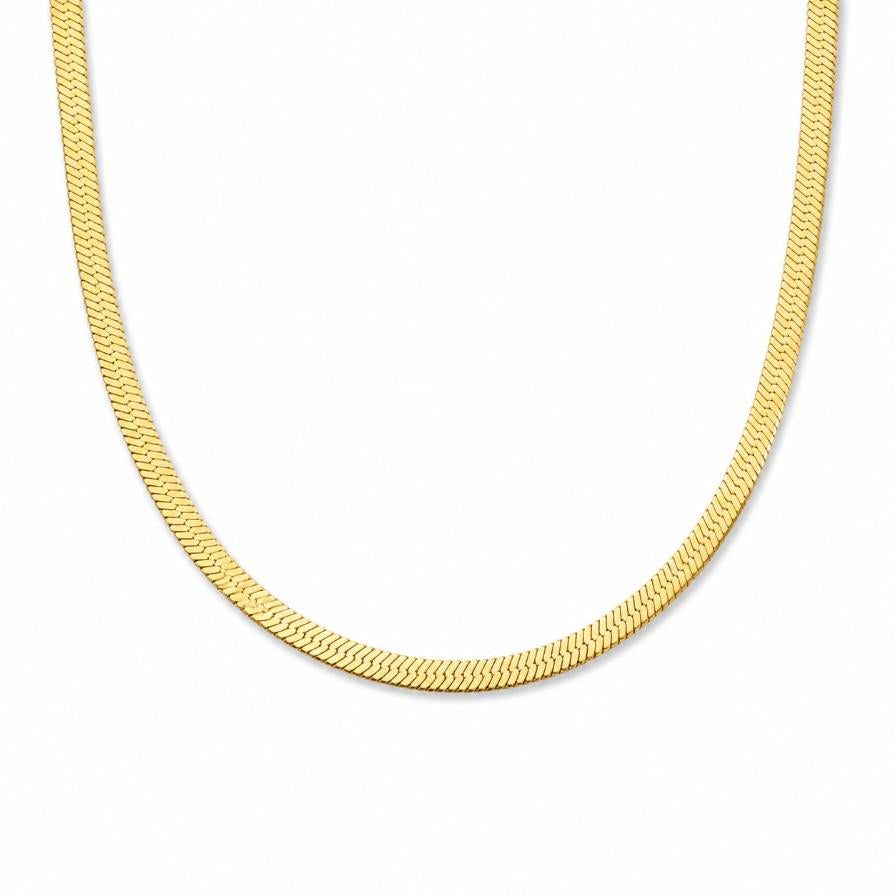 Prudence – Gold snake necklace